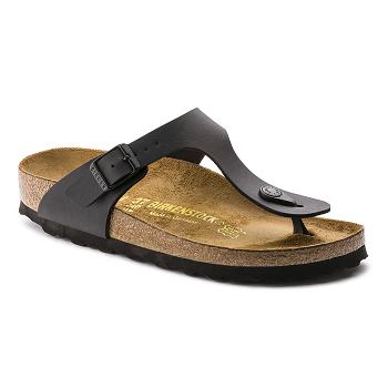 Dámské Gizeh Birkenstock Birko-flor Černé | CZ 42VRW